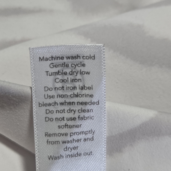 Athleta Women White Gray Marble Salutation Stash Pocket II 7/8 Tight Leggings XS - Picture 7 of 10